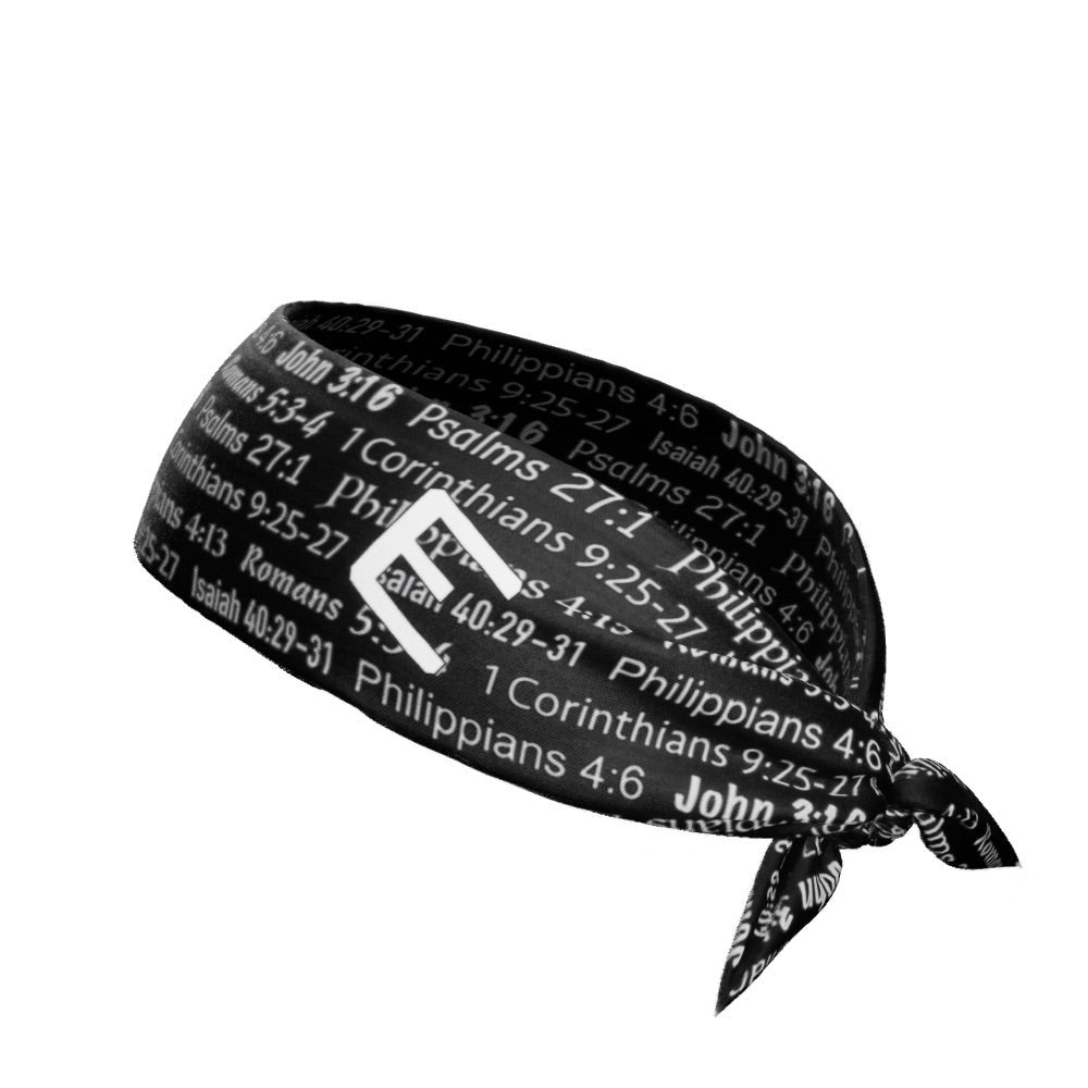 Black Bible Verse Headband for Women - Inspirational Christian Hair Accessory for Church, Prayer & Daily Wear