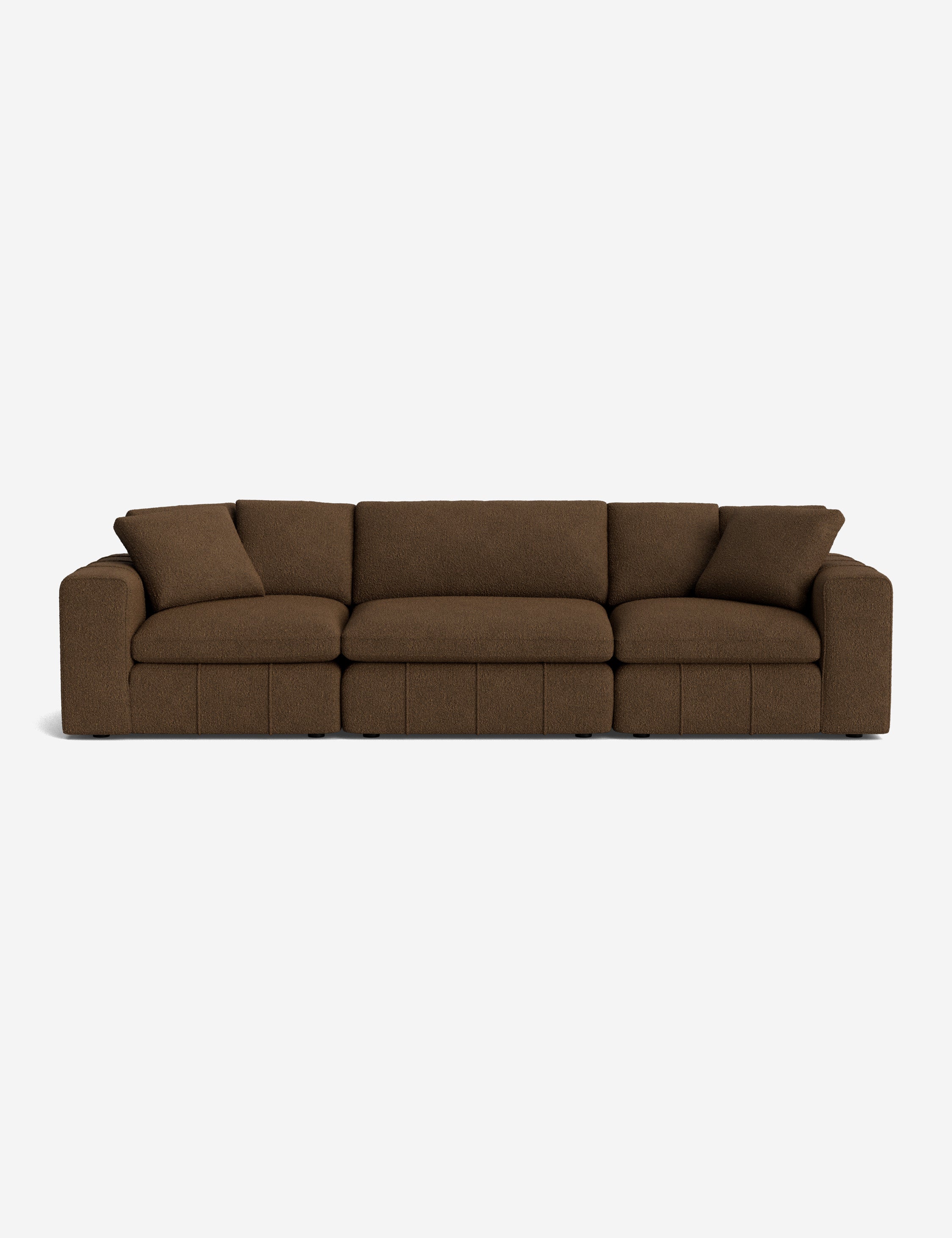Brown Basket Boucle