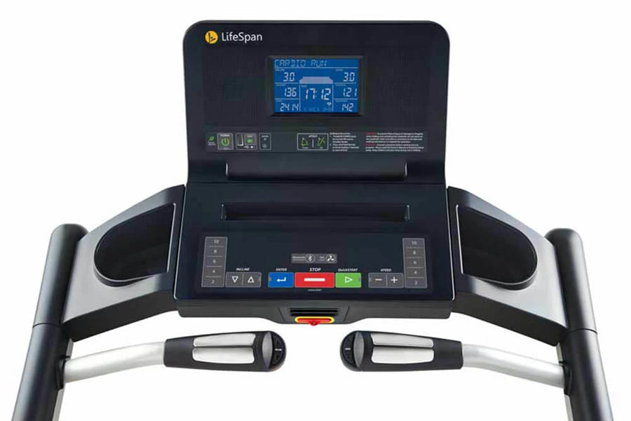 LifeSpan TR2000e Electric Folding Treadmill - Compact Home Fitness Equipment for Running & Walking - Perfect for Small Spaces & Home Gym Workouts