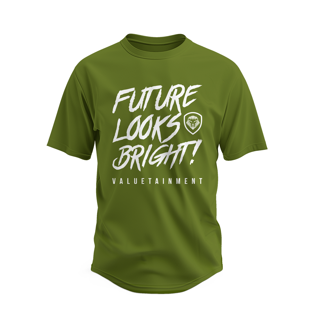 Premium Curved Hem Green & White Short Sleeve T-Shirt for Men - Soft Cotton Casual Tee - Perfect for Summer Outings, Gym & Streetwear Fashion