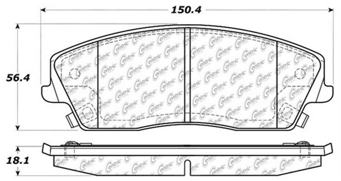 High-Performance Disc Brake Pads for Cars & Trucks - Premium Quality Brake Pads for Smooth & Safe Stopping - Perfect for Daily Commuting, Off-Roading & Heavy-Duty Use