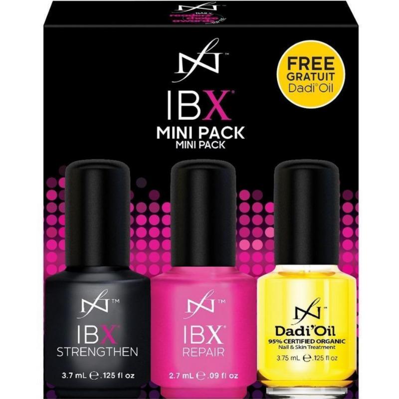 IBX Nail Strengthener & Repair Trio Pack - Includes Cuticle Oil for Healthy Nails | At-Home Nail Care Kit for Stronger, Damage-Free Nails | Perfect for DIY Manicures & Nail Restoration