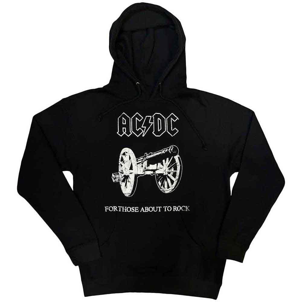 AC/DC Pullover Hoodie - About To Rock - Vintage Band Merchandise for Concerts & Casual Wear
