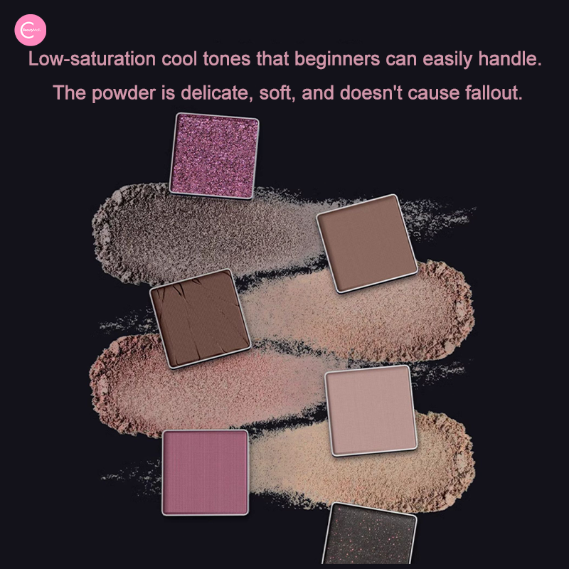 SHEDELLA Romantic 6-Color Eyeshadow Palette - Long Lasting, Highly Pigmented Makeup for Everyday & Party Looks | Perfect for Date Night, Weddings & Special Occasions