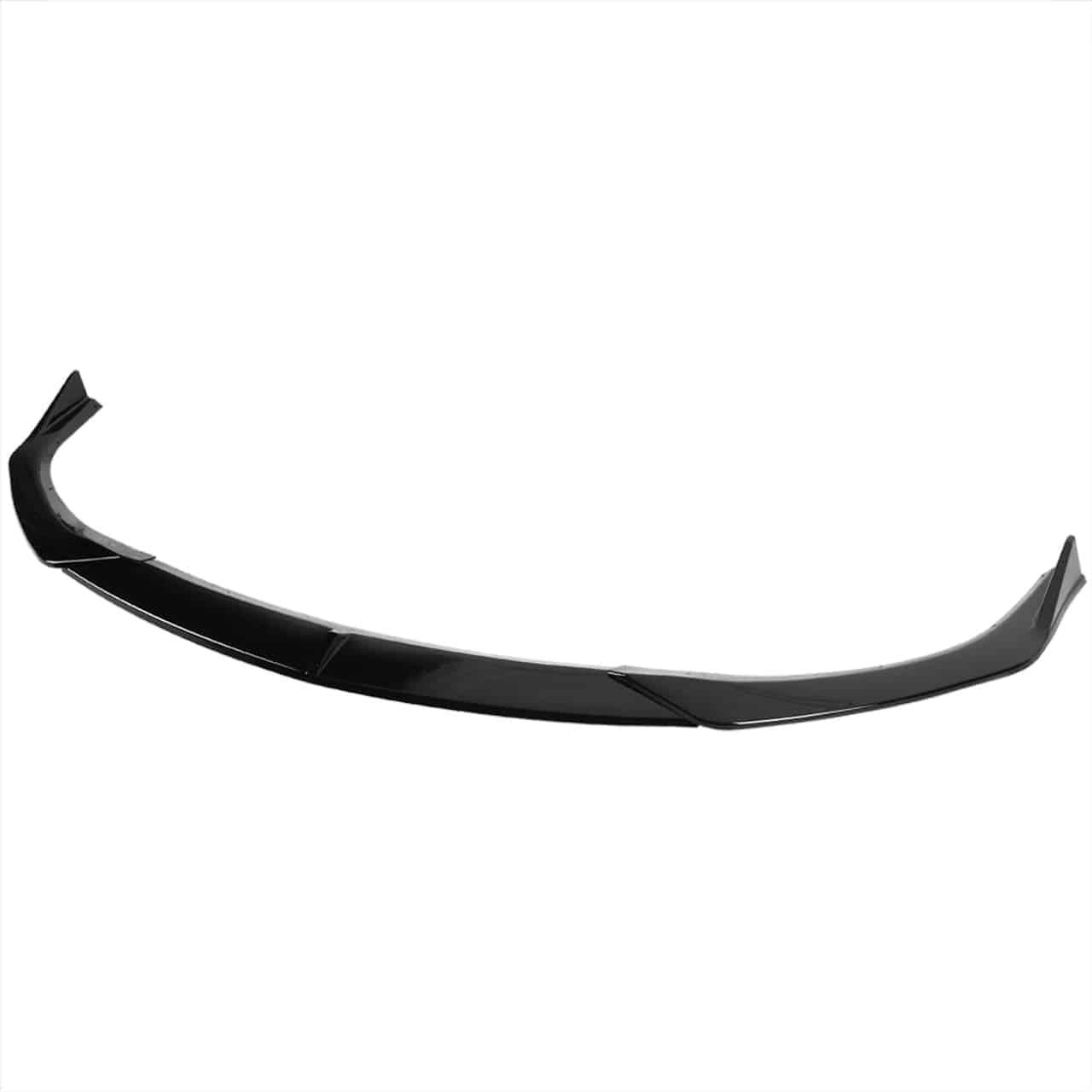 2019-2020 Mazda 3 Front Bumper Lip Kit - Glossy Black Polypropylene 3PC Set - Enhance Your Car's Sporty Look for Street Racing & Car Shows