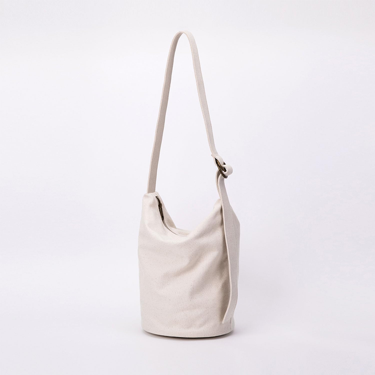 Lightweight Stylish Crossbody Bucket Bag - Beige for Daily Use & Travel