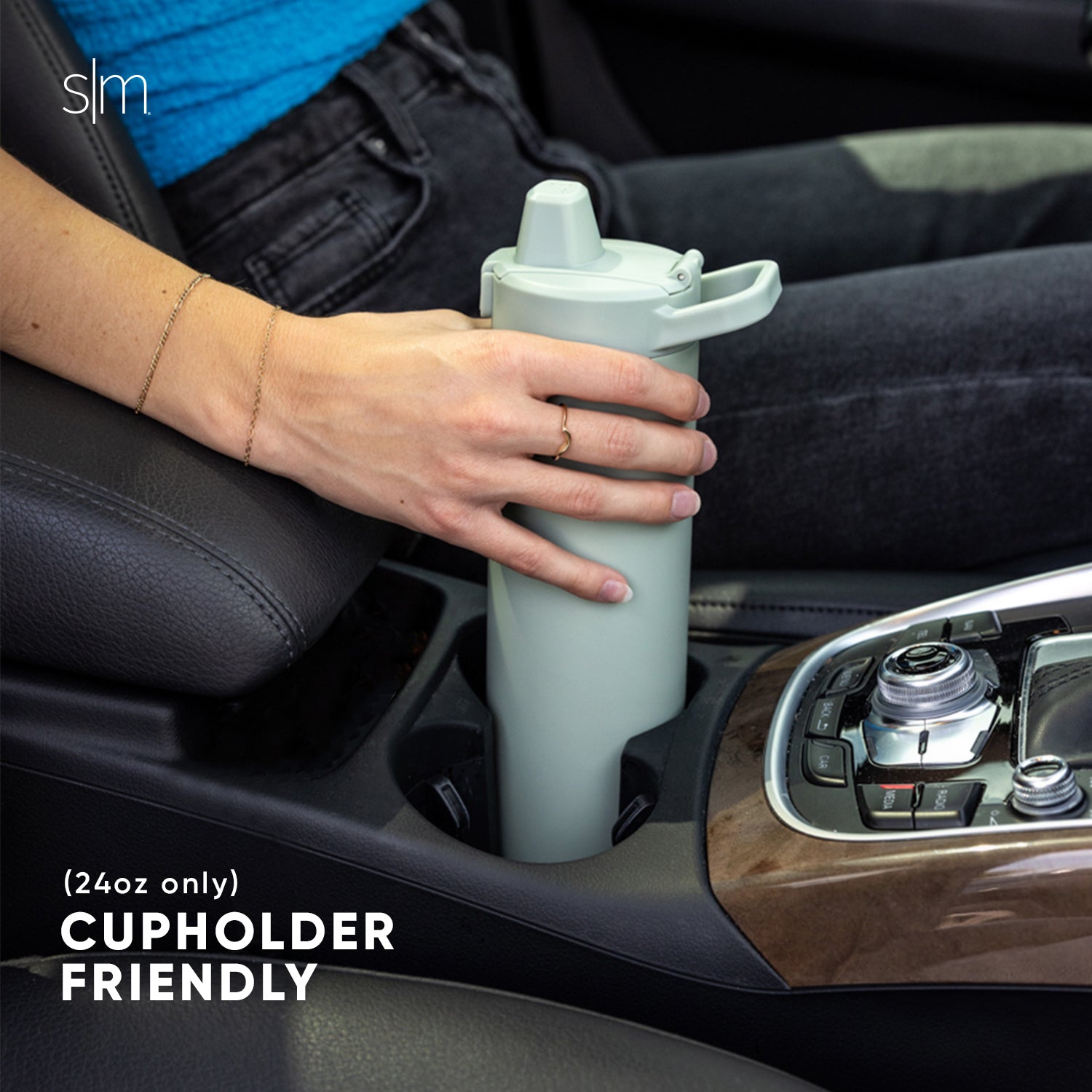 Stainless Steel Water Bottle with Flip Straw Lid - Leakproof & Eco-Friendly for Gym, Hiking & Outdoor Activities