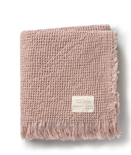 DOMANI HOME WAFFLE MUSLIM THROW Blanket - Soft & Breathable All-Season Bedspread - Perfect for Prayer, Sofa, Bed & Travel - Oversized (OS)