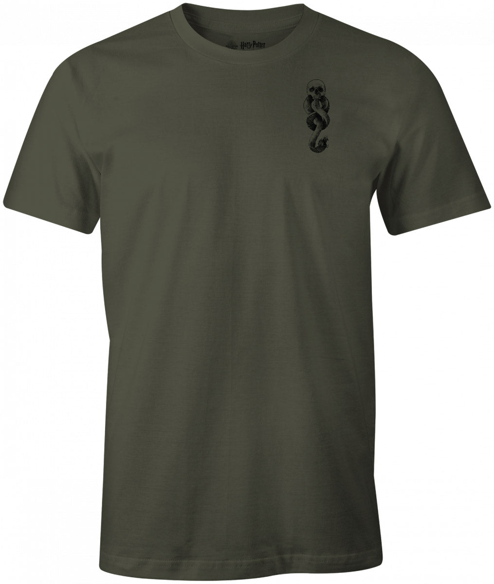 Harry Potter Death Eater Khaki T-Shirt for Men & Women - Casual Cosplay, Halloween Costume, Gift for Fans