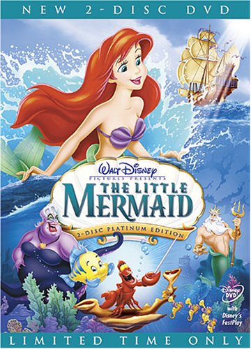 The Little Mermaid (Two-Disc Platinum Edition) [DVD] - Disney Classic Animated Movie for Kids & Family Movie Night, Birthday Gifts & Disney Collection