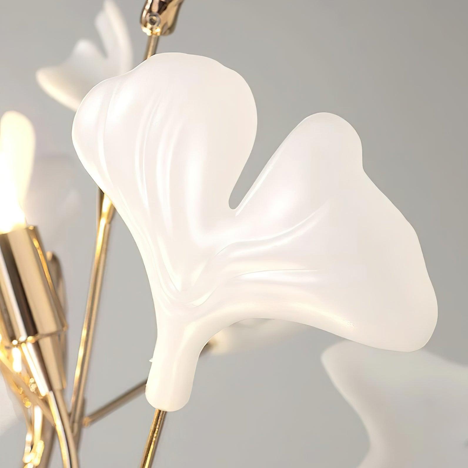 Modern Gingko Leaf Floor Lamp - Adjustable LED Standing Light for Living Room, Bedroom, Office - Warm White & Cool White Dimmable Lighting for Home Decor & Relaxation