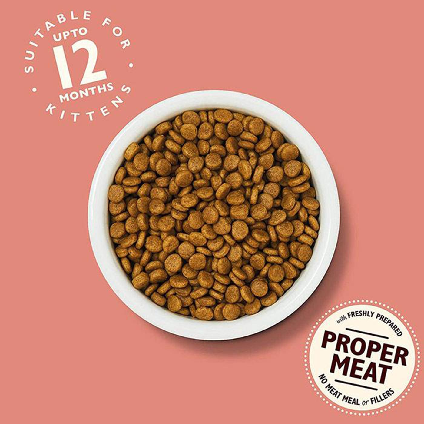 Lily's Kitchen Chicken & White Fish Kitten Dry Food 800g - Premium Grain-Free Kitten Food for Healthy Growth - Perfect for Indoor Kittens & Picky Eaters
