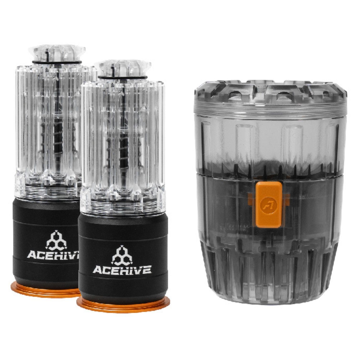 ACETECH 40mm Airsoft Grenade AceHive Set - High Capacity BB Launcher for Fast Reload - Perfect for Milsim, CQB & Outdoor Airsoft Battles