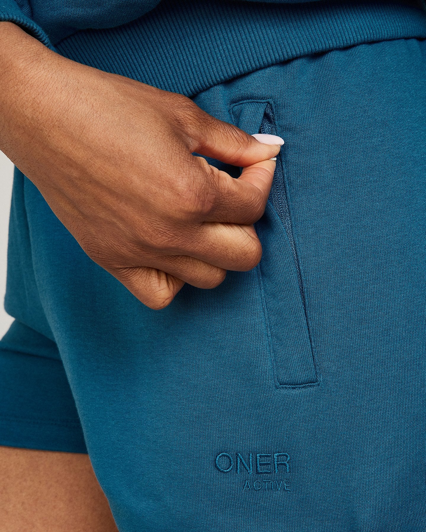 Classic Lounge Sweatshorts for Women - Soft Comfortable Casual Shorts in Ocean Teal | Perfect for Yoga, Running, Gym Workouts and Relaxing at Home