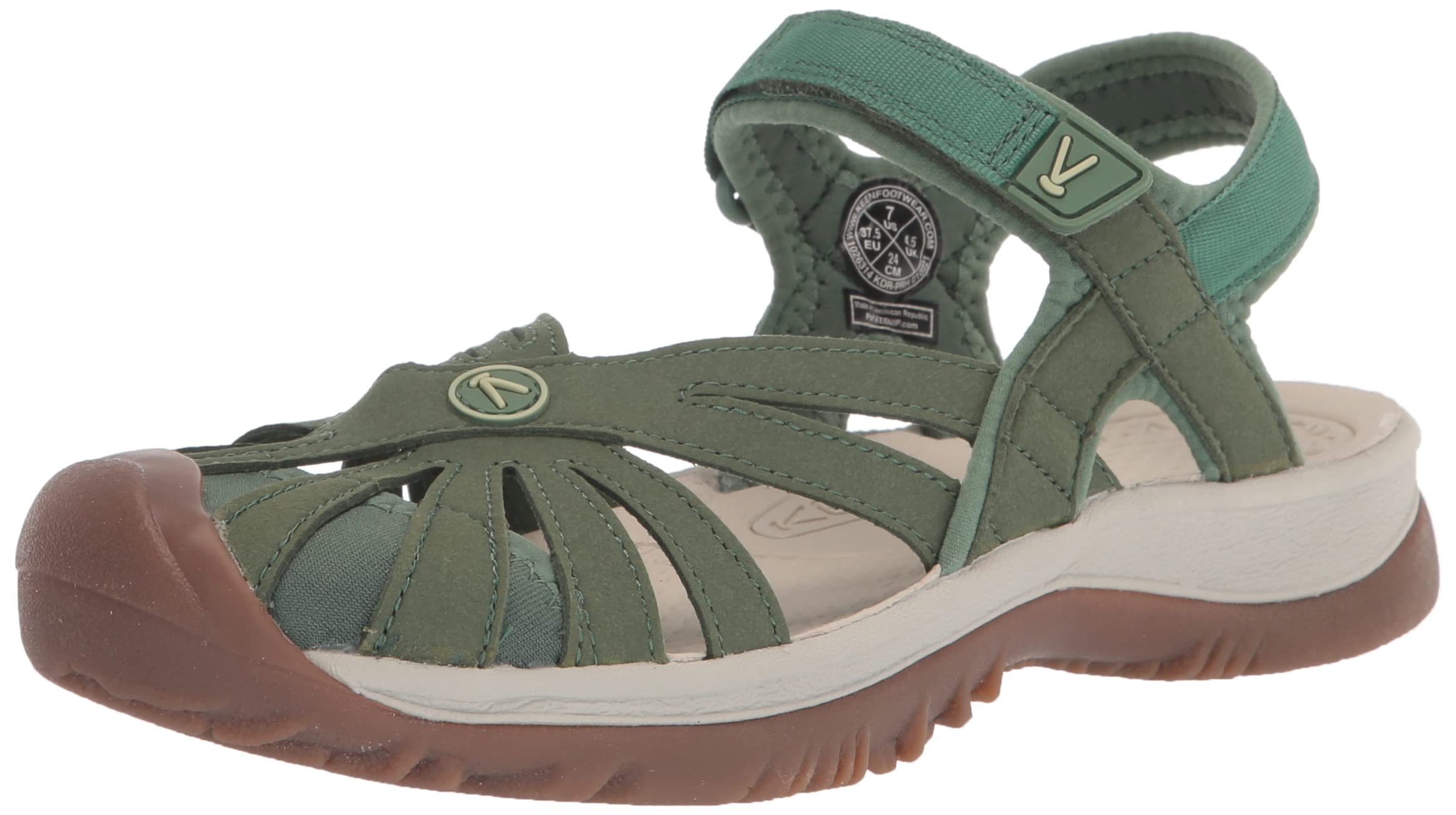 KEEN Women's Rose Casual Closed Toe Sandals - Comfortable Walking Shoes for Women - Perfect for Beach, Travel & Summer Outfits