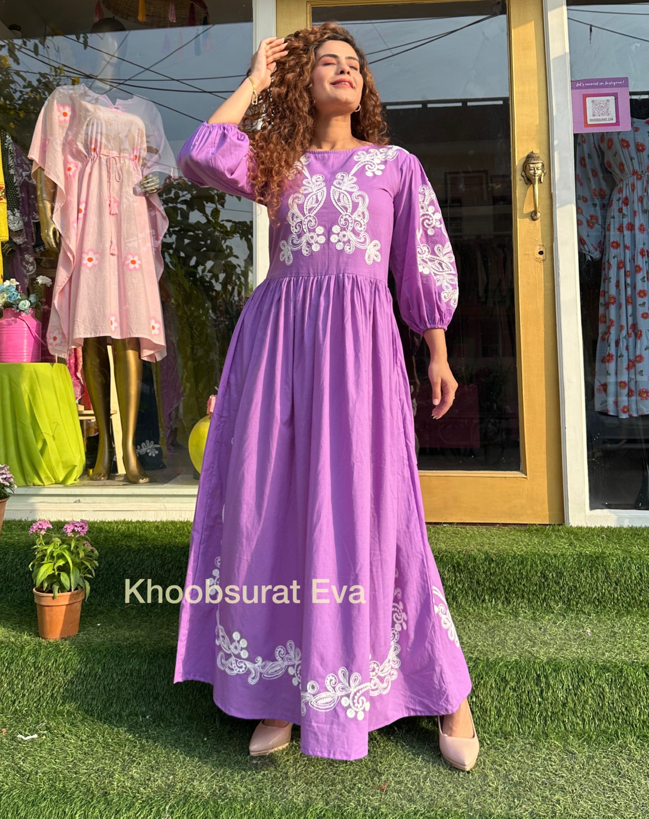 Elegant Purple Summer Dress for Women - Perfect for Beach Parties, Weddings & Evening Events