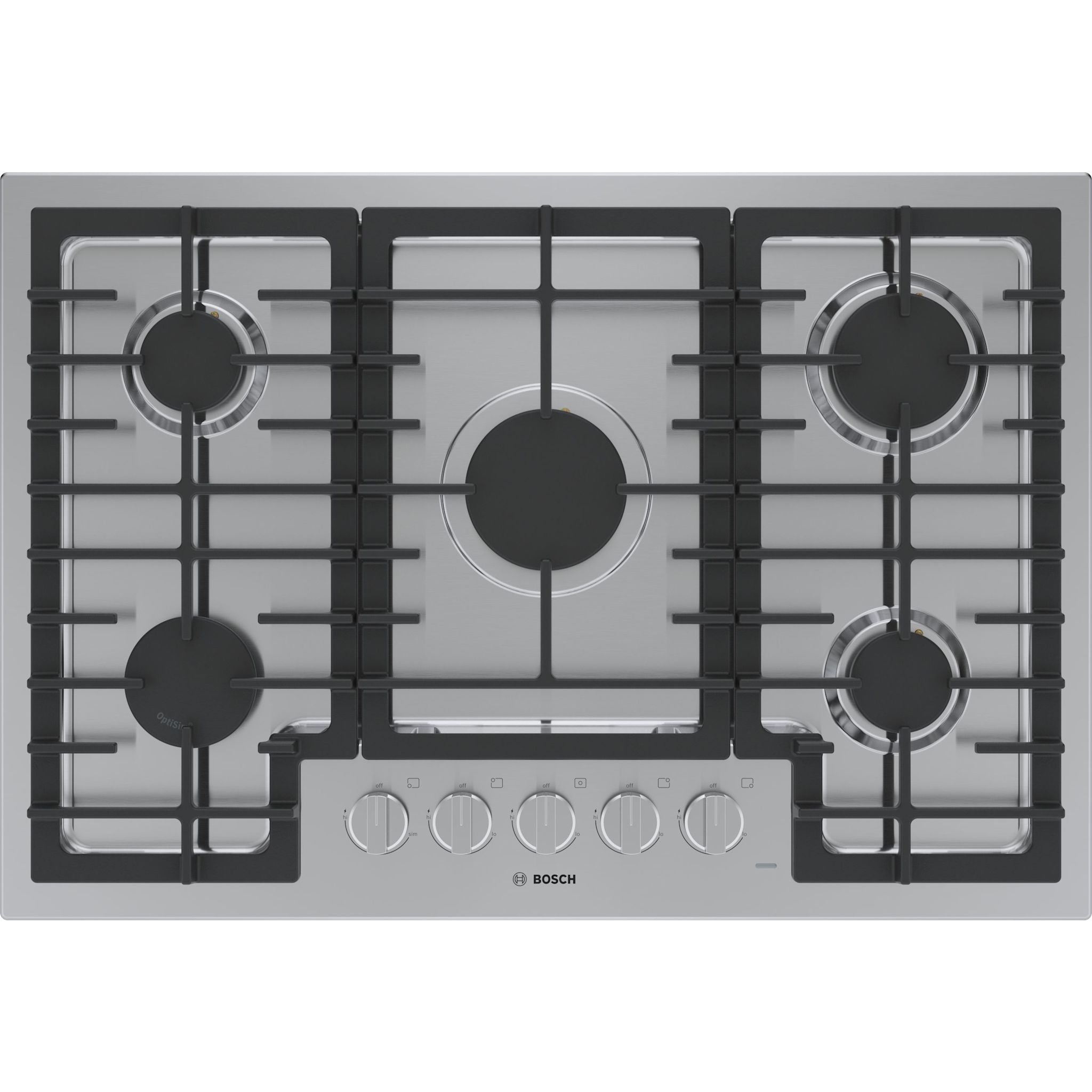 Bosch 30 Inch Gas Cooktop - NGM5059UC Stainless Steel Professional Range for Home Kitchen | Perfect for Cooking, Baking & Entertaining
