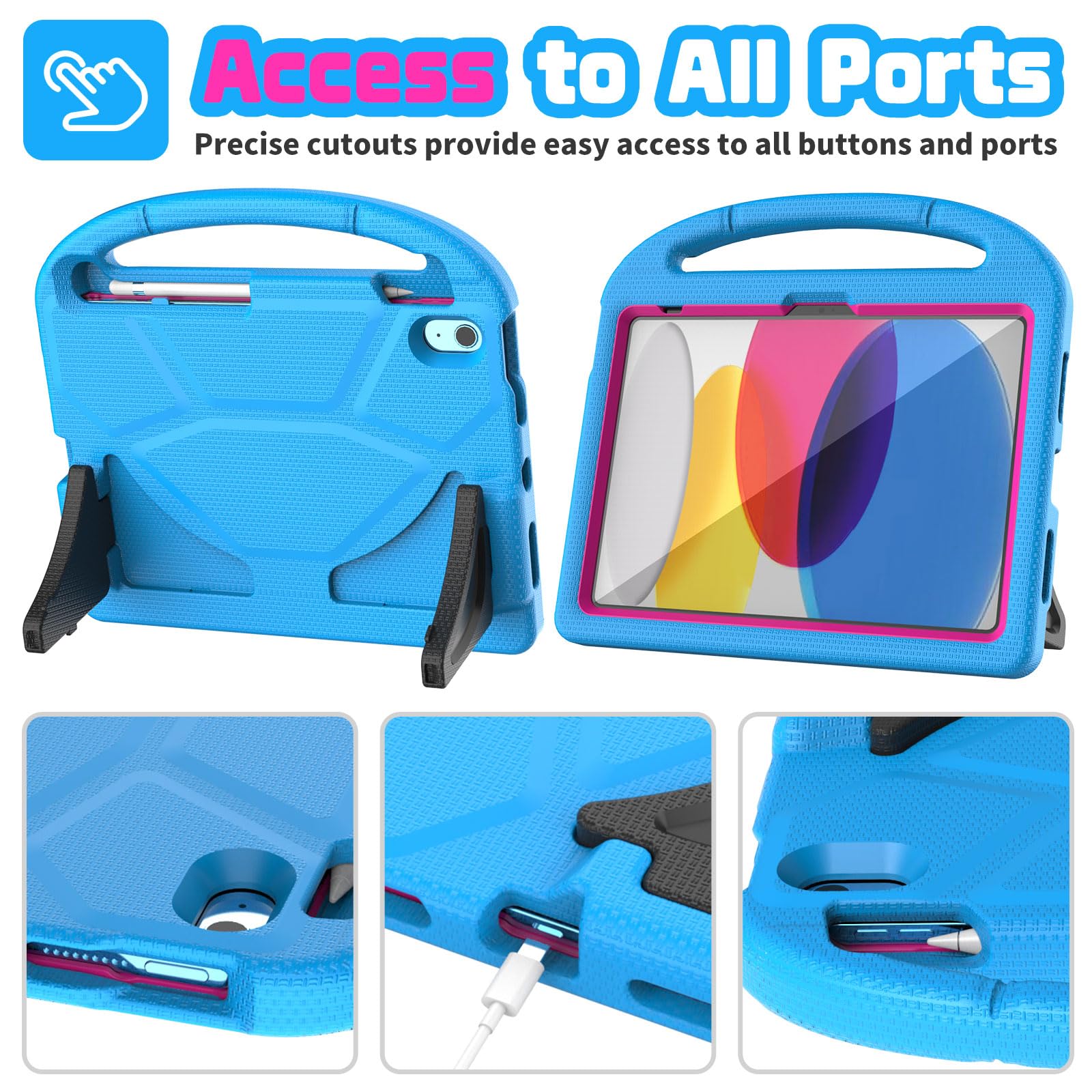 YIHE Shockproof Kids Case for iPad 10th Generation 10.9