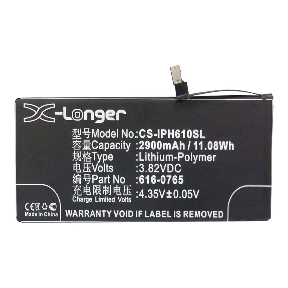 Apple iPhone 6 Plus Replacement Battery - 3.82V 2900mAh Li-Polymer - High Capacity Battery for iPhone 6 Plus - Perfect for Battery Replacement & Extended Usage
