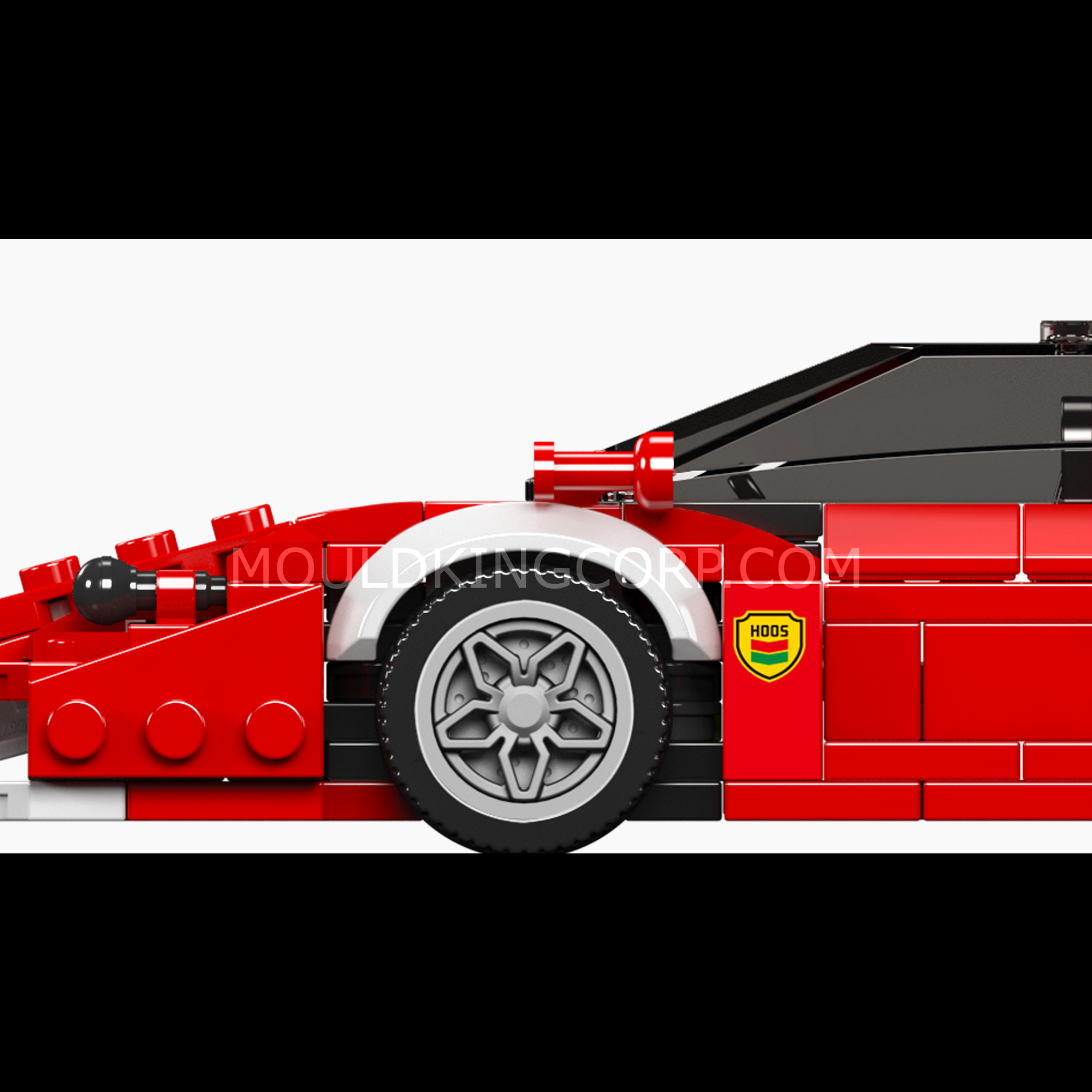 Mould King 27080 FXX Supercar Model Building Kit - 433 Piece Race Car Construction Set for Adults & Teens - Perfect for Collectors, DIY Enthusiasts & Home Office Decor