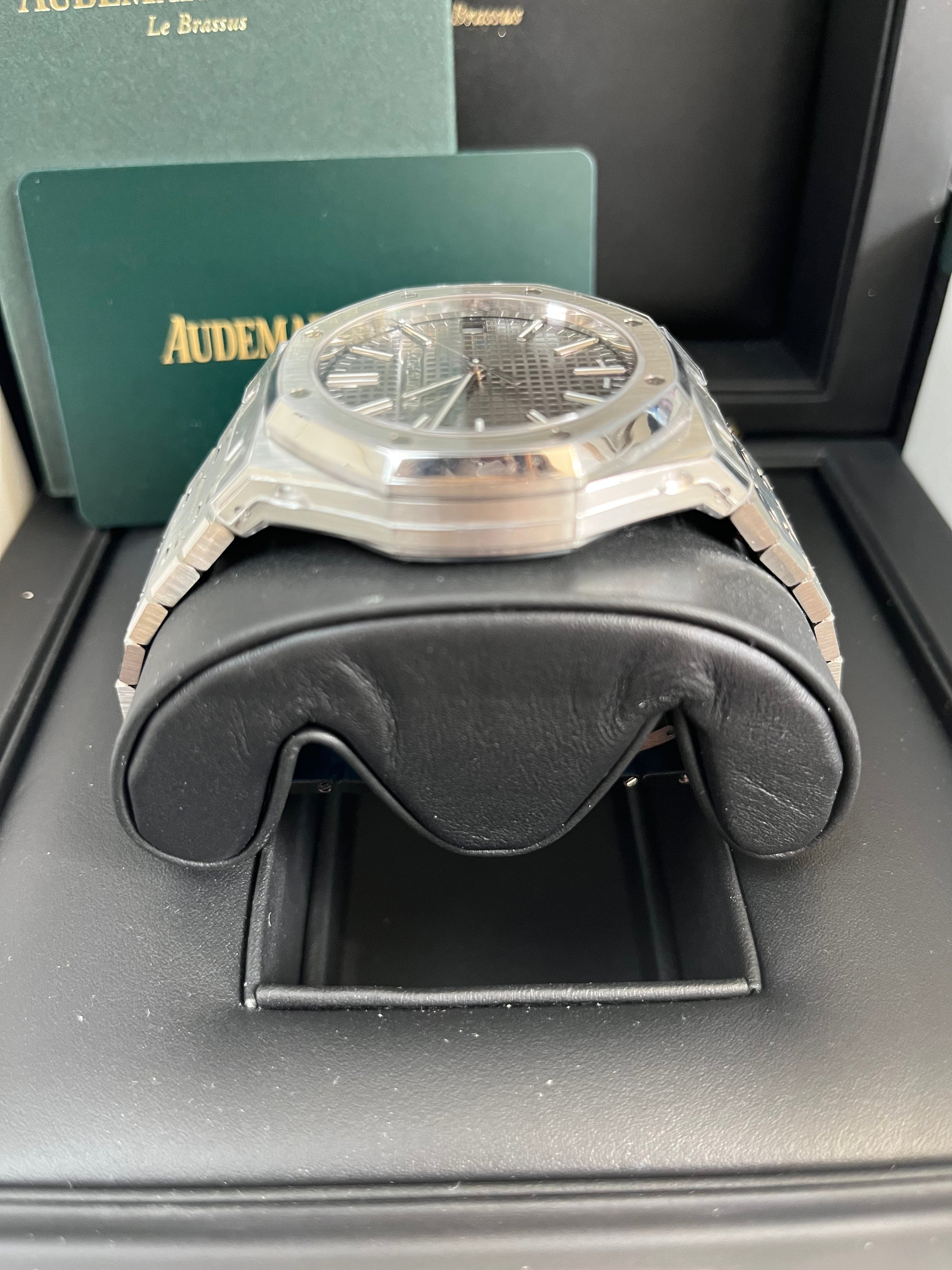 Audemars Piguet Royal Oak Selfwinding 50th Anniversary Watch - 15510ST.OO.1320ST.05 - Luxury Grey Dial Stainless Steel Men's Timepiece for Business & Formal Occasions