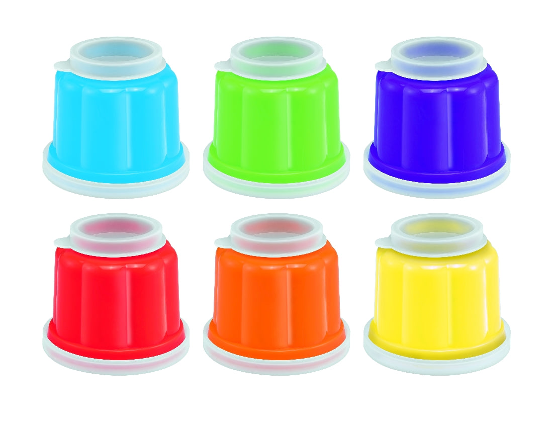 Avanti Jelly Molds Set of 6 - Premium Silicone Dessert Molds for Jelly, Chocolate, Candies & Baking - Perfect for Parties, Holidays & Kids Birthday Treats