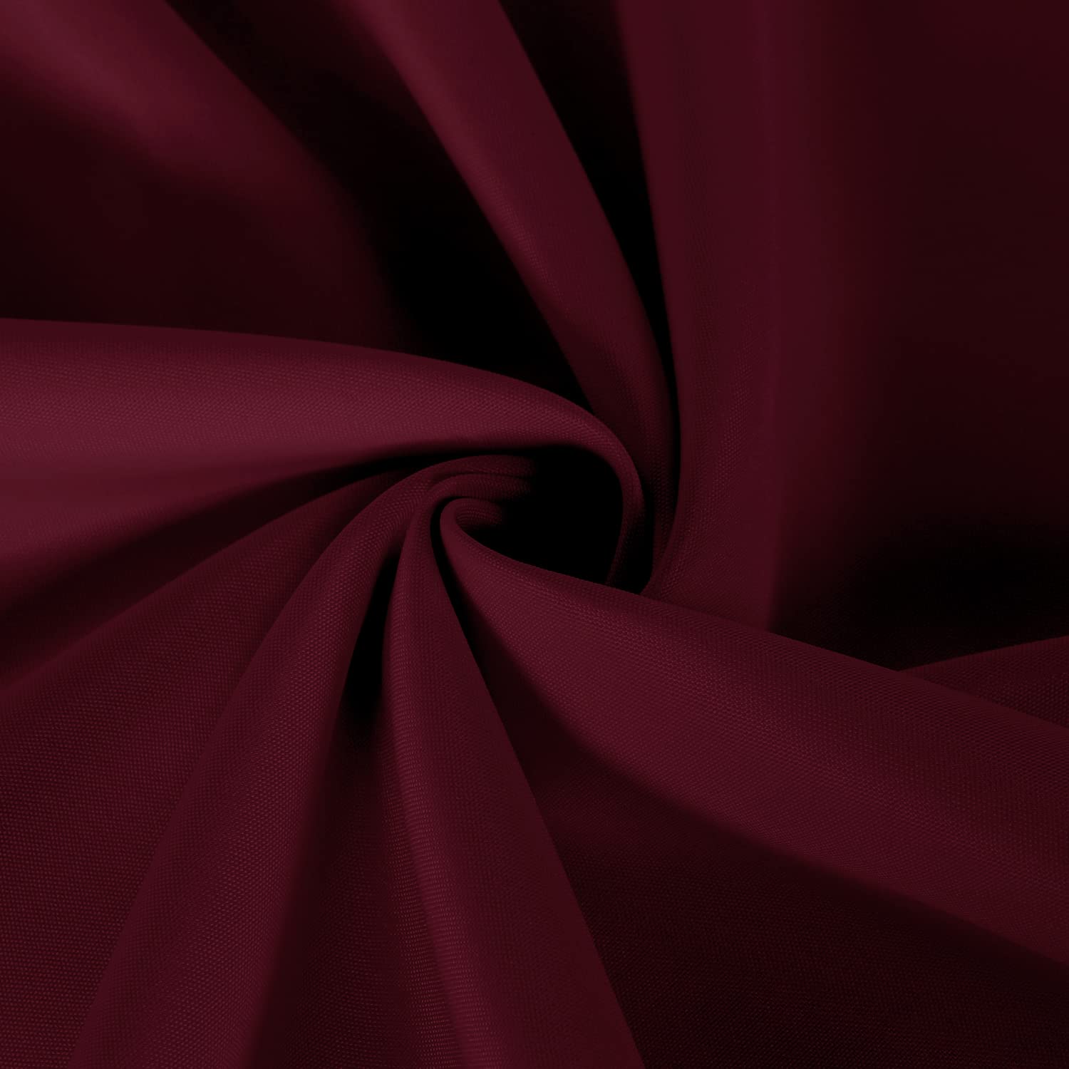 2 Pack 60 Inch Round Burgundy Tablecloth - Stain & Wrinkle Resistant Washable Polyester Table Cover for Dining Tables, Buffet Parties, Camping, Picnics & Outdoor Events