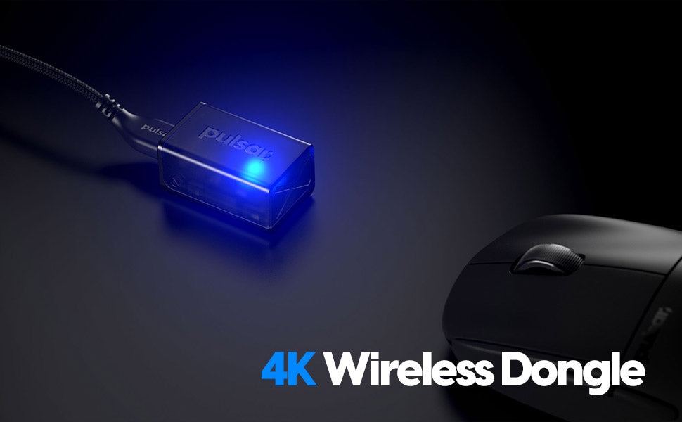 Pulsar 4K Hz Wireless Gaming Receiver Dongle for PC & PS5 - Ultra-Low Latency Esports Performance for Competitive Gamers
