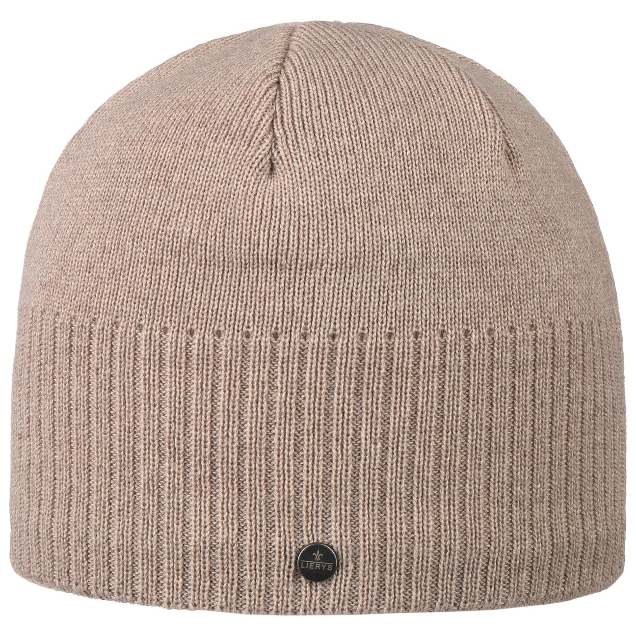 Lierys Fine Rip Merino Wool Beanie - Soft & Warm Winter Hat for Men & Women - Perfect for Skiing, Hiking & Outdoor Activities