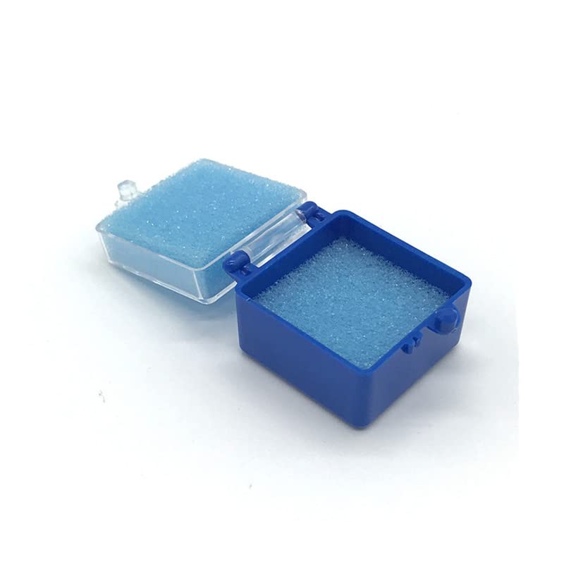 1000 Pcs Dental Crown Storage Boxes with Foam - 1 Inch Blue Denture Crown Veneer Organizer for Dental Lab & Clinic | Perfect for Dentists, Hygienists & Dental Technicians