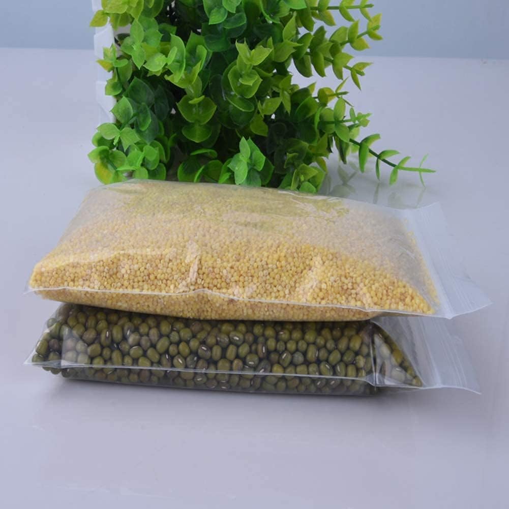 1000 Pack 7x9 Inch Clear Reclosable Zipper Bags | 2 Mil Thick Resealable Plastic Storage Bags | High Clarity Polypropylene Zip Top Bags for Food, Crafts, Office Supplies & Retail Packaging