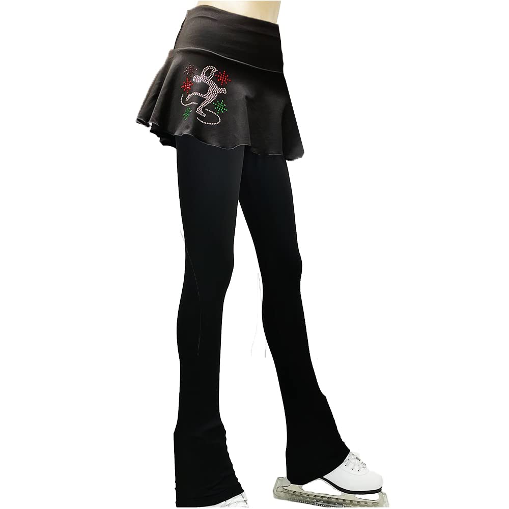Thermal Ice Skating Skirt Pants for Women - Polartec Insulated Figure Skating Practice Wear - Perfect for Winter Training & Performances