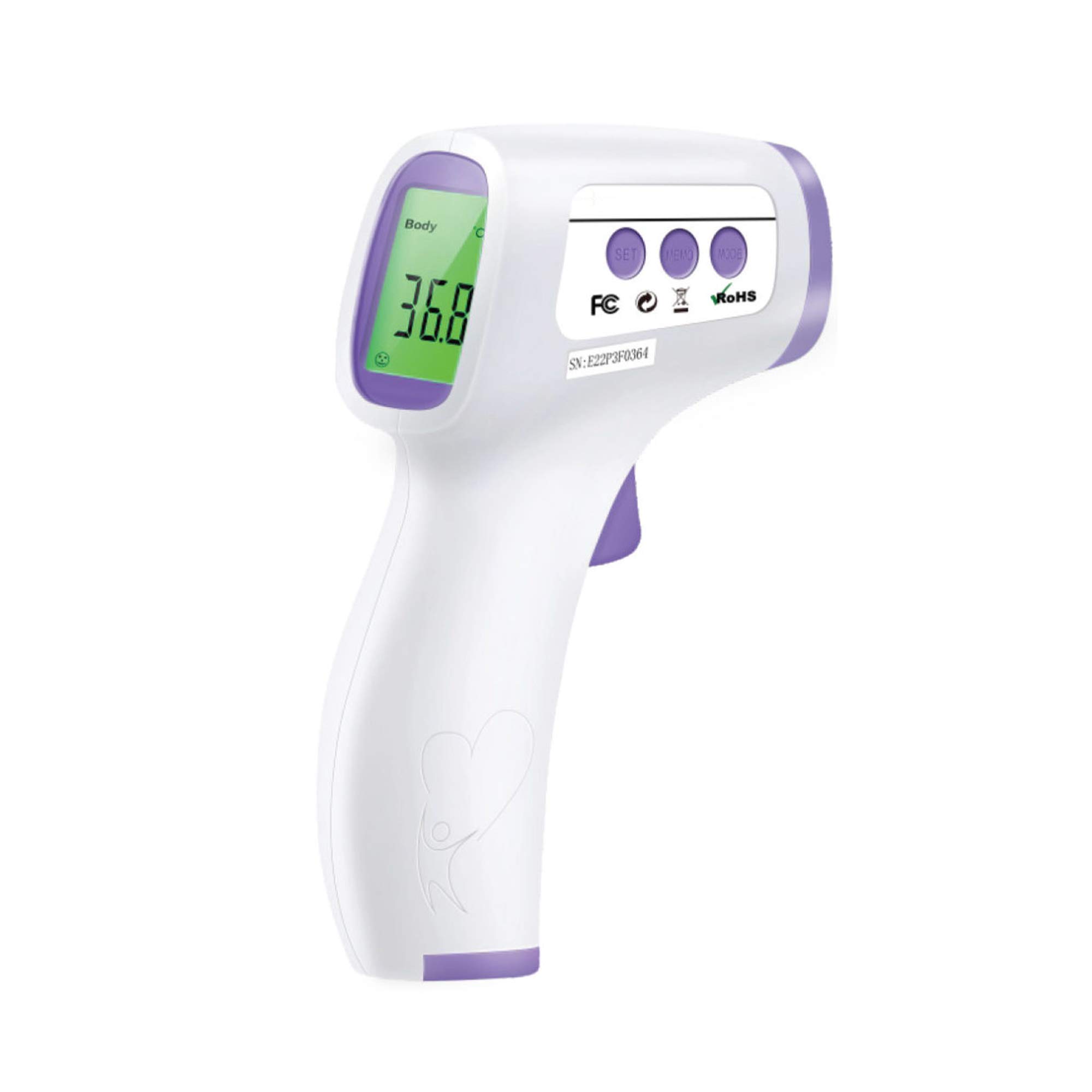 Hetaida Non-Contact Infrared Forehead Thermometer for Adults & Kids - Fast, Accurate Digital Fever Thermometer for Home, Clinic, and Travel Use