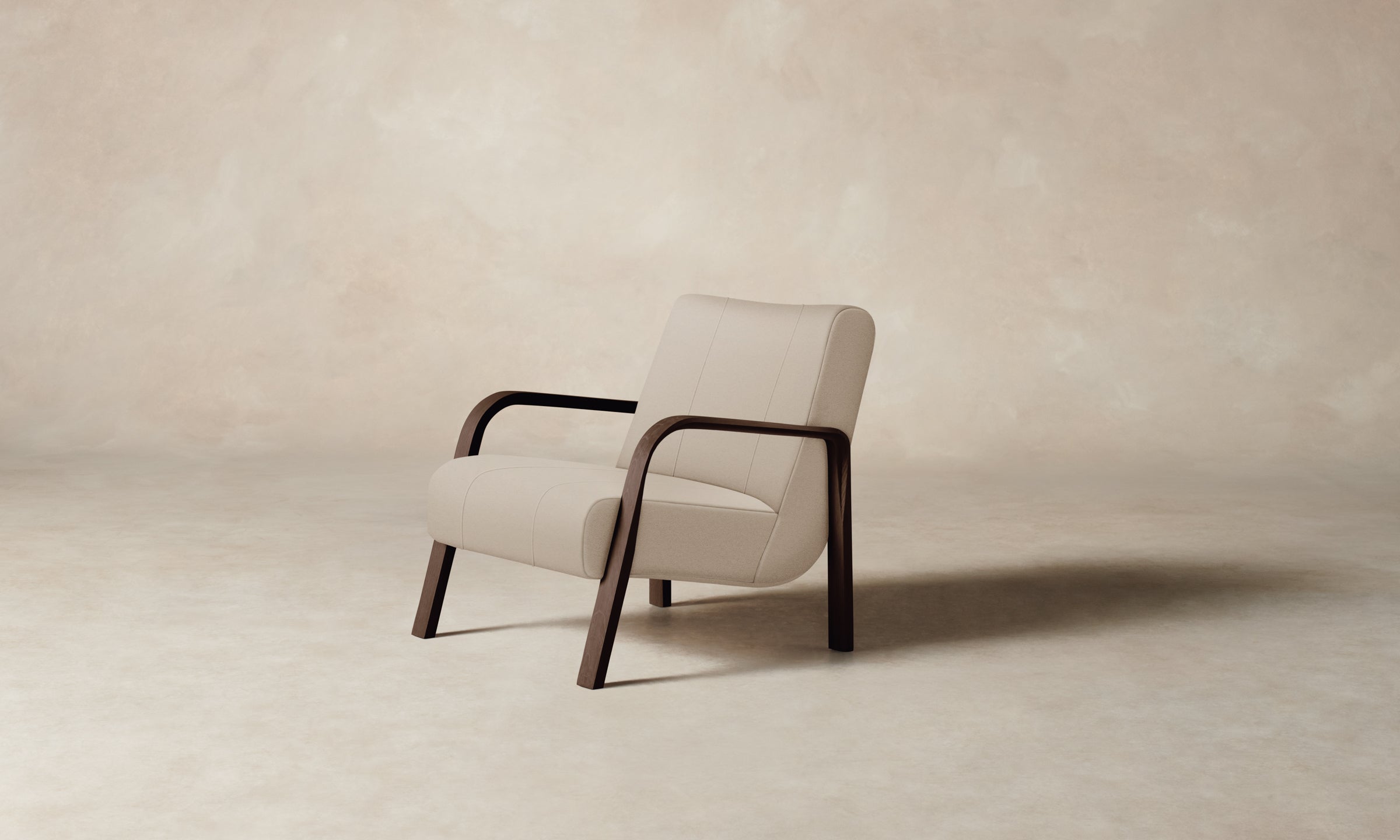 Felix Chair - Premium Pebbled Leather Upholstery & Stone Base - Perfect for Modern Living Room, Office & Lounge Decor