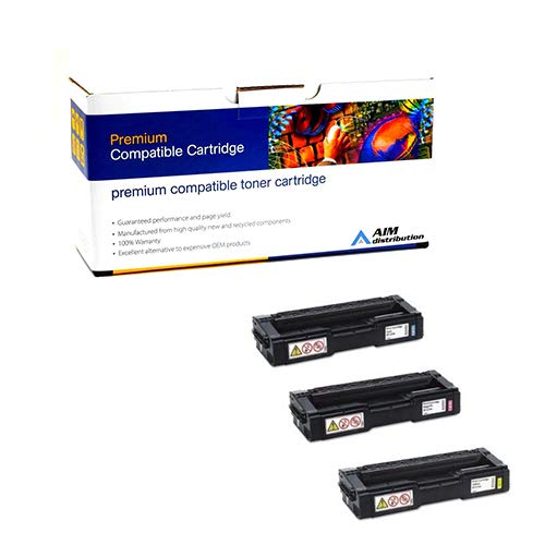 RICOH Aficio SP-C231/242/310/320 Compatible Toner Cartridge Combo Pack (C/M/Y) - High Yield Replacement for Type C310HA (40647CMY) | Perfect for Office Printing, Home Use & Small Business Document Needs