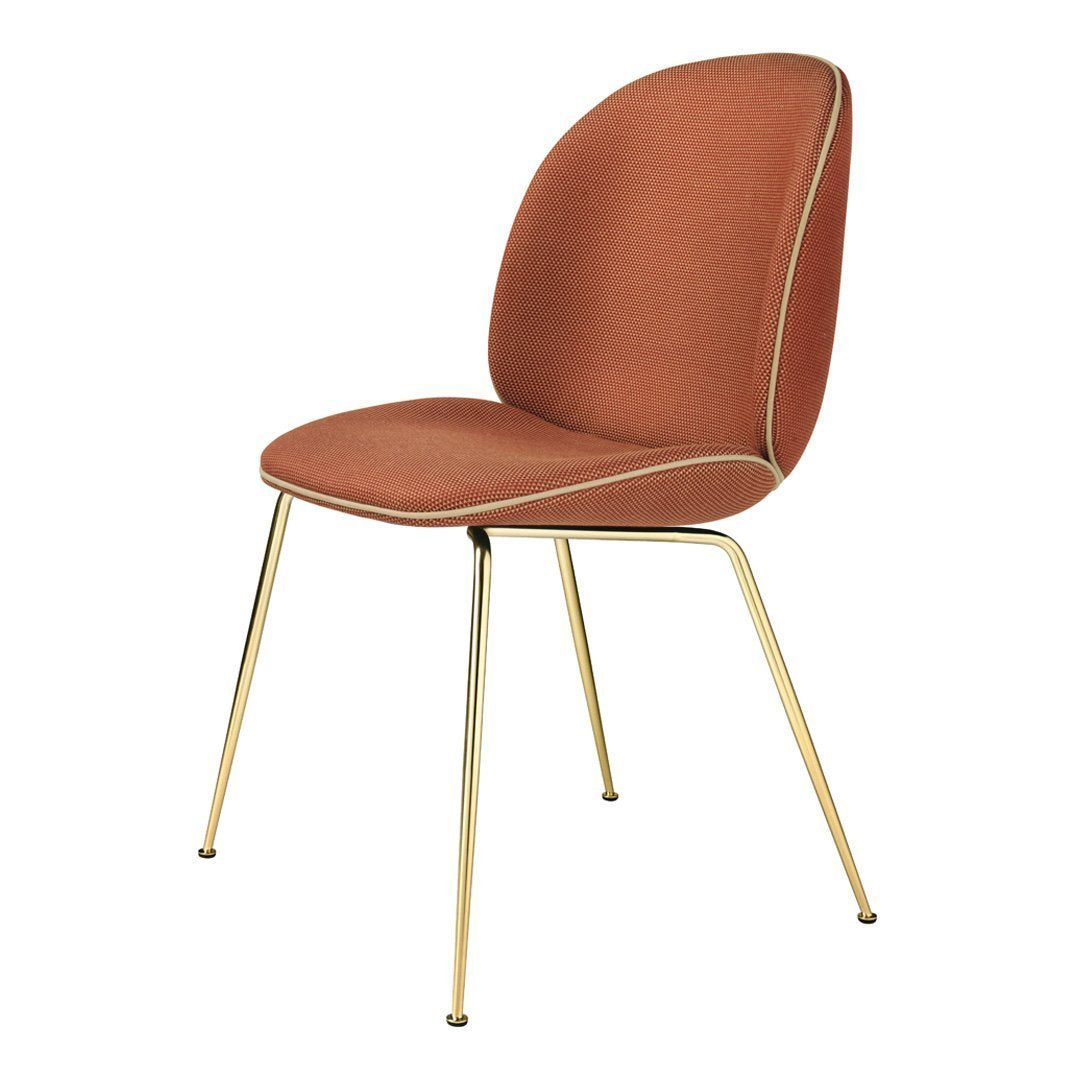 Stylish Beetle Dining Chair with Conic Base - Fully Upholstered Modern Seating for Kitchen, Dining Room & Office