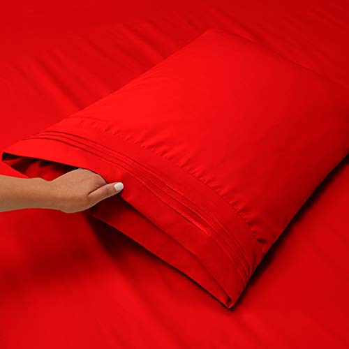 Cherry Red Sheet Set