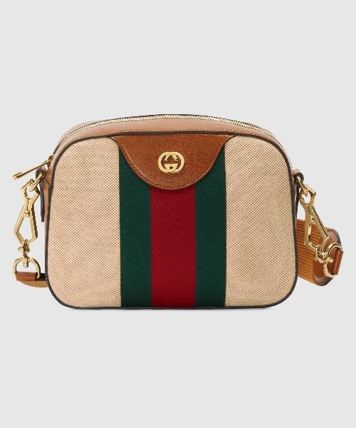 Vintage Gucci Canvas Shoulder Bag for Women - Classic Designer Crossbody Purse | Perfect for Everyday Use, Travel & Fashion Accessories