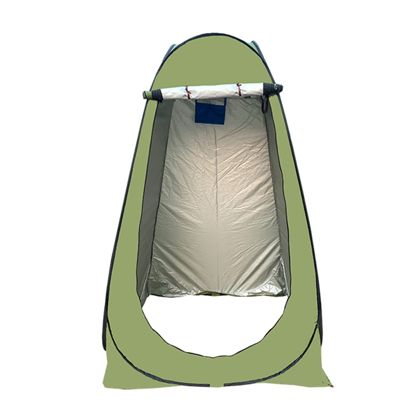 Freestanding Pop Up Changing Tent - Portable Outdoor Changing Room with Sun & Rain Canopy for Beach, Camping, Fishing, Boating - 1.85m Large (Green) - Perfect for Pontoon Deck, Sailing, Poolside & Outdoor Events