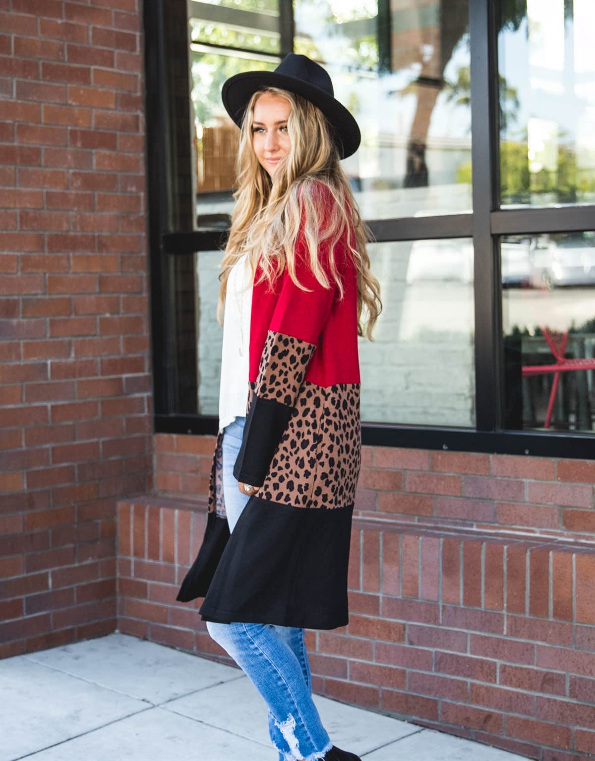 Tickled Teal Women's Soft Long Sleeve Pocket Cardigan Sweater - Cozy Knit Wrap for Fall & Winter, Perfect for Office, Lounge & Casual Outings
