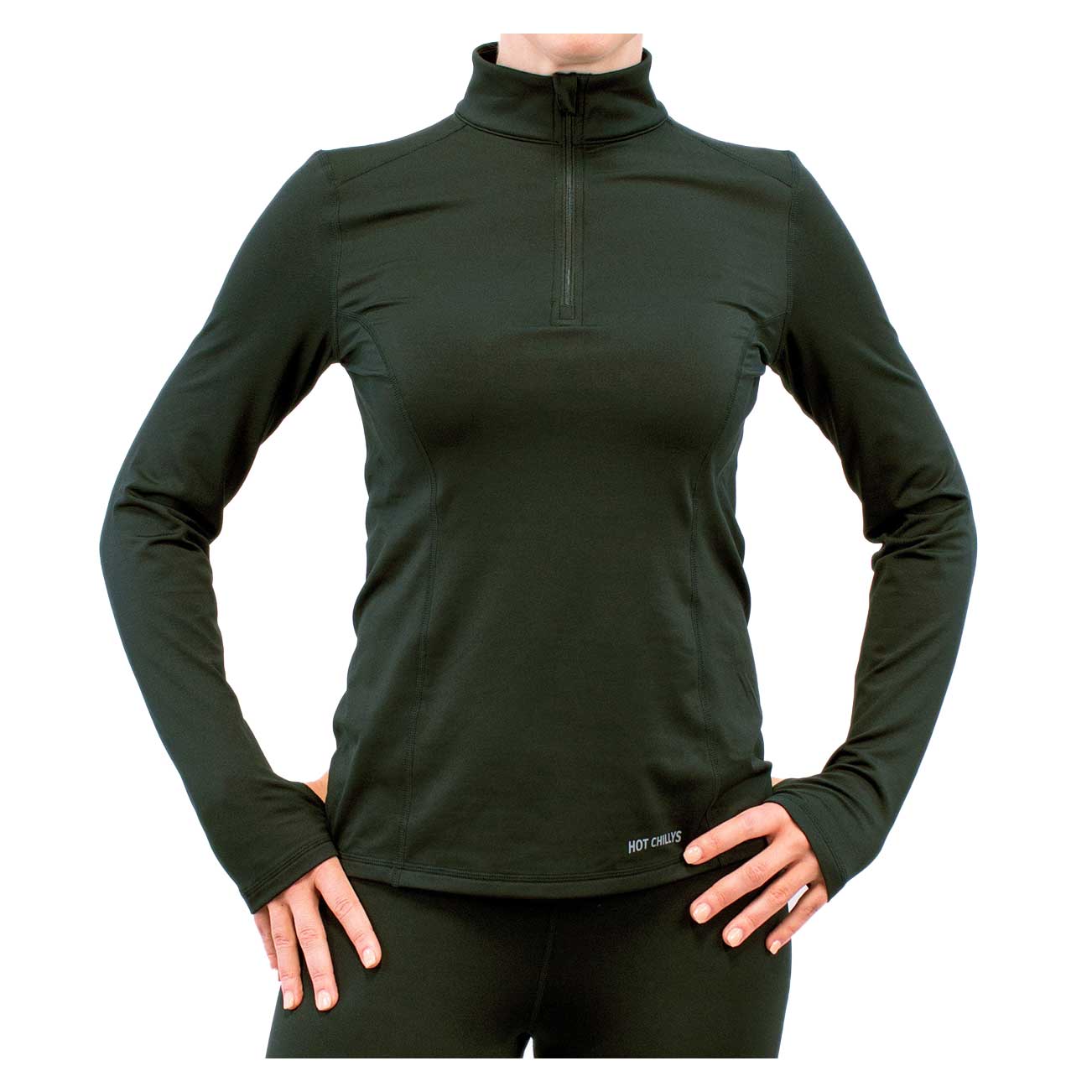Women's Micro Elite Chamois Solid Zip T-Shirt - Black | Moisture-Wicking Activewear for Running, Yoga & Gym Workouts
