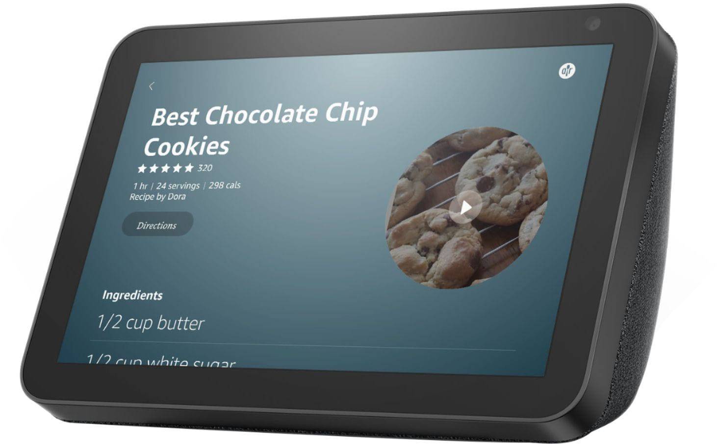 Echo Show 8 (1st Gen) Smart Display with Alexa - Sandstone Color | HD Touchscreen, Video Calls, Smart Home Control | Perfect for Kitchen, Bedroom & Home Office