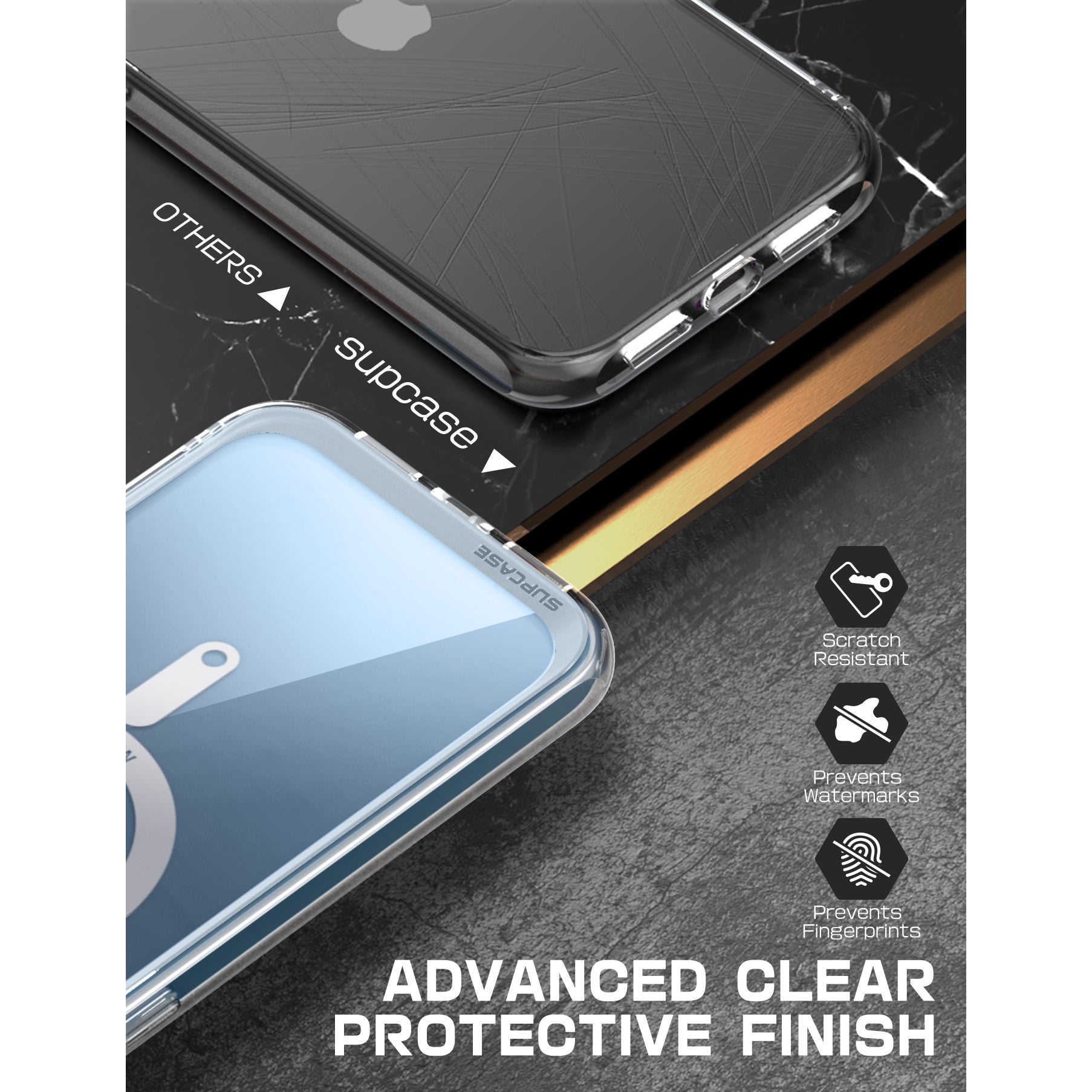 iPhone 13 Pro Case 6.1 Inch - Unicorn Beetle MAG Slim Clear Protective Cover with MagSafe Compatibility | Perfect for Daily Use, Work & Outdoor Activities