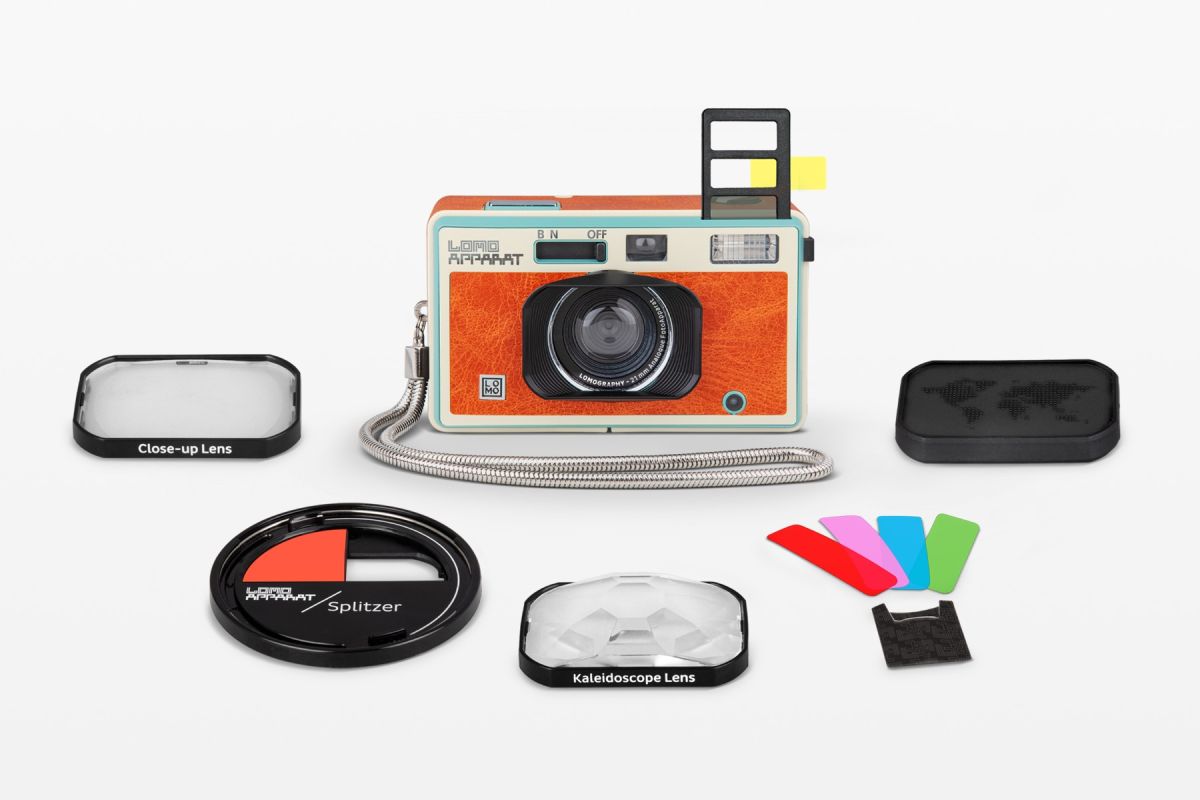 LomoApparat 35MM Film Camera with 21mm Wide Angle Lens - Neubau Edition | Vintage Style Analog Photography for Travel, Street & Creative Shooting