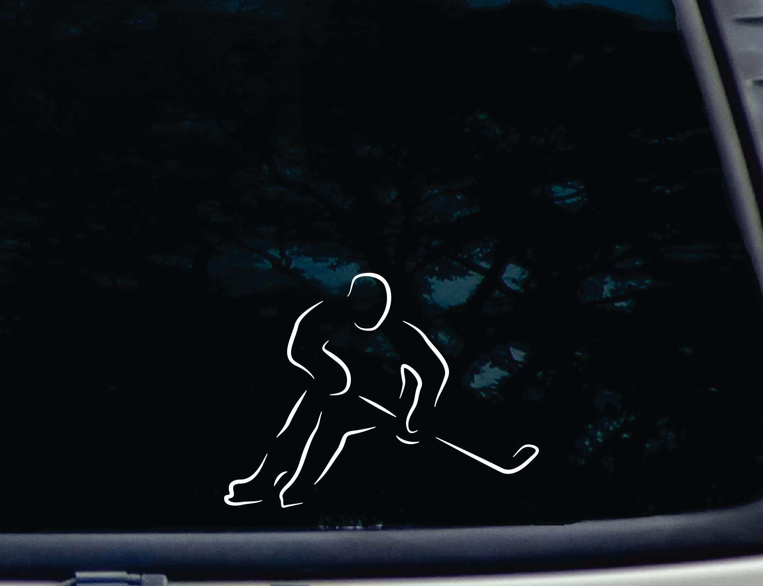Hockey Player Vinyl Decal - 7