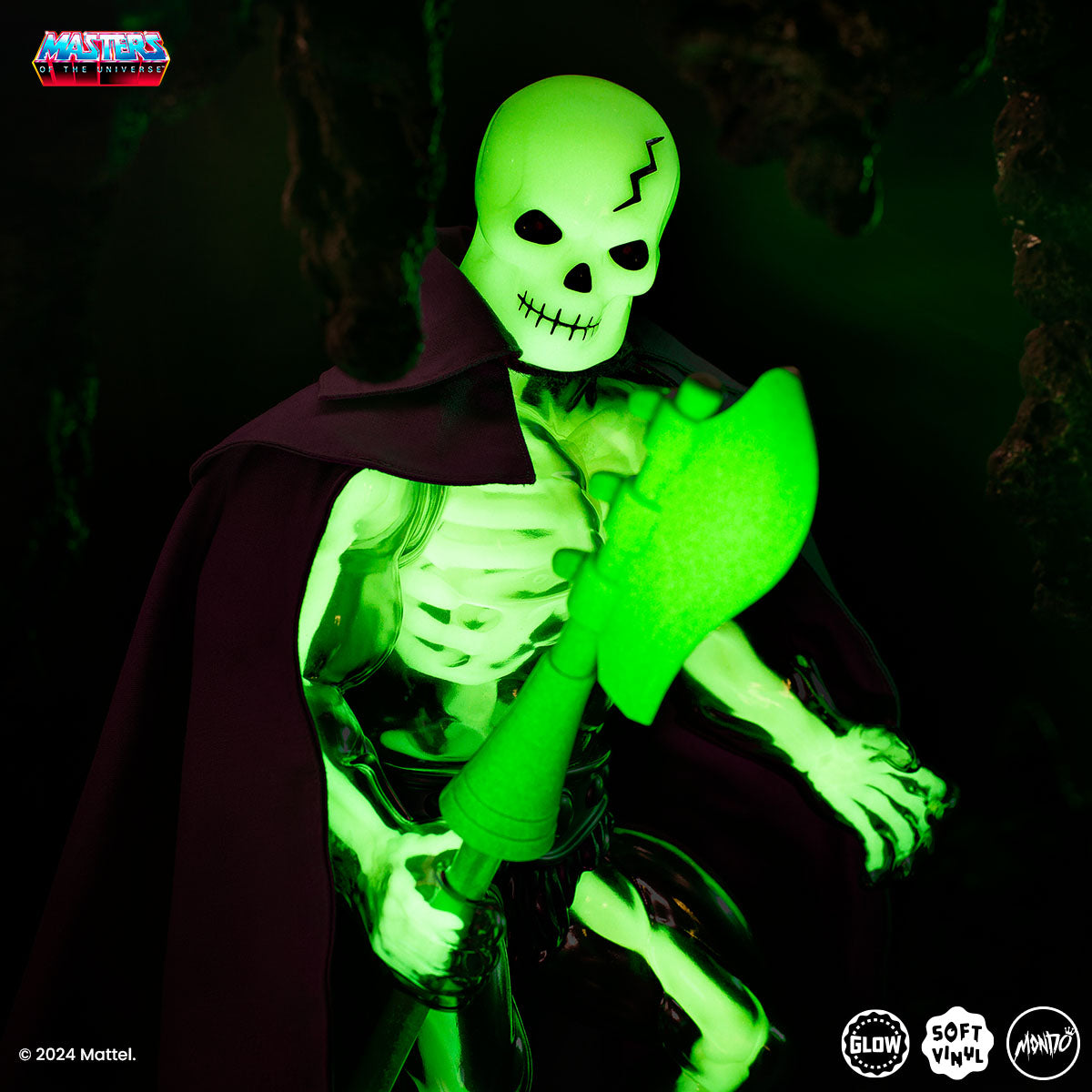 Masters of the Universe Scareglow Soft Vinyl Figure - Limited Timed Edition Collectible Toy for Display & Gift Giving