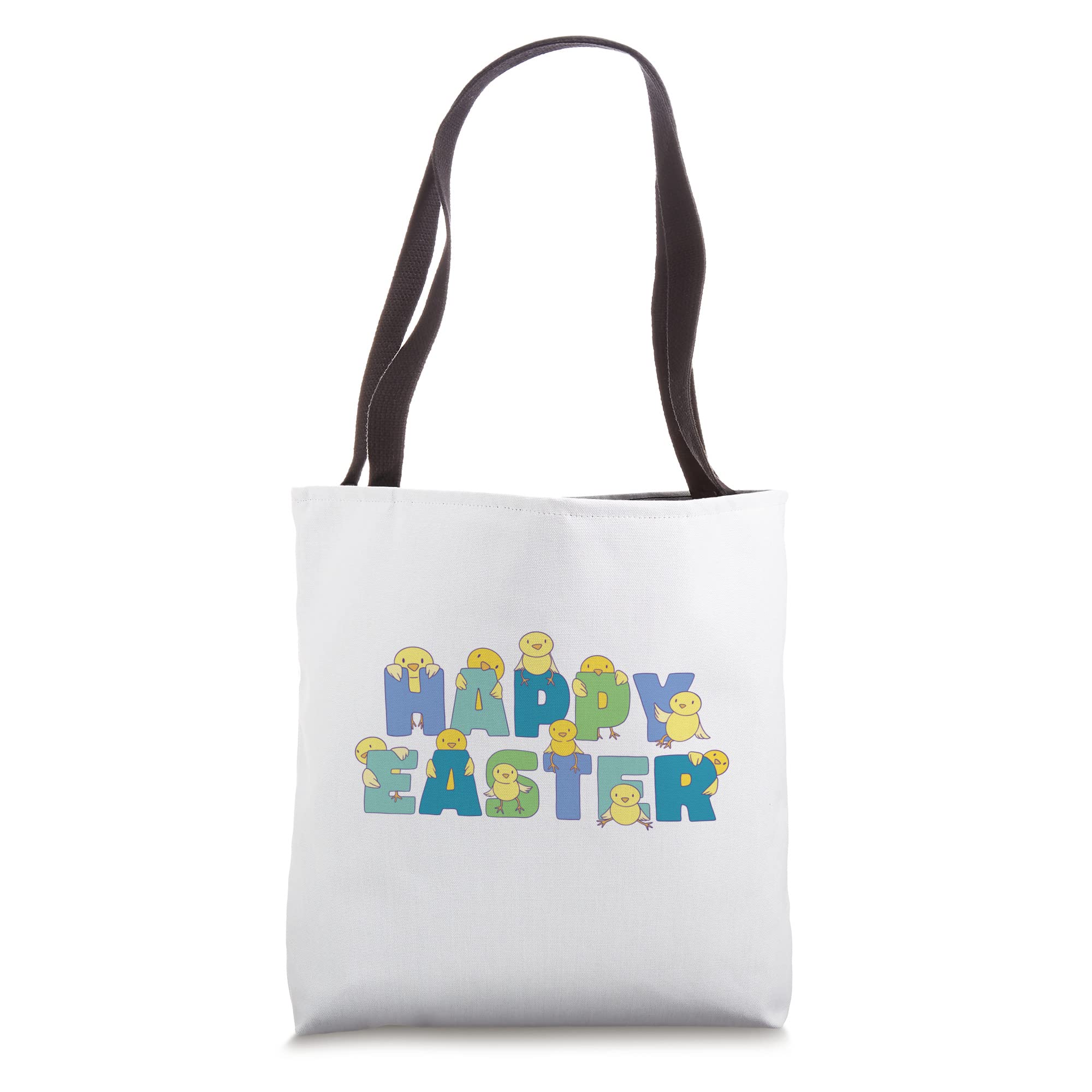 Easter Tote Bag for Women - Cute Bunny & Egg Design Reusable Shopping Bag - Perfect for Easter Gifts, Grocery Shopping, and Spring Outings