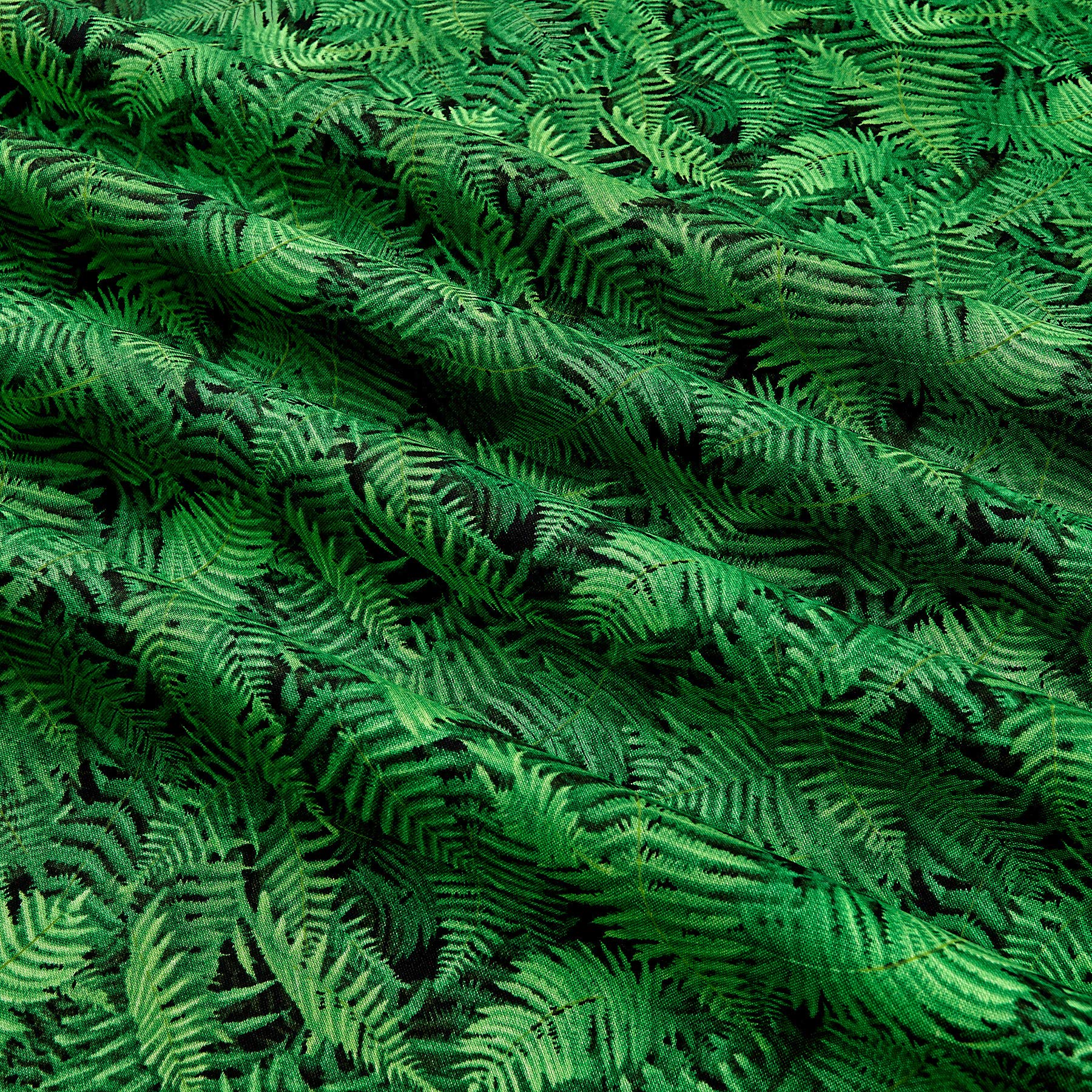 Landscape Medley Ferns Green Quilting Fabric by the Yard - Premium Cotton Fabric for Quilting, Sewing & DIY Crafts - Perfect for Home Decor, Apparel & Patchwork Projects