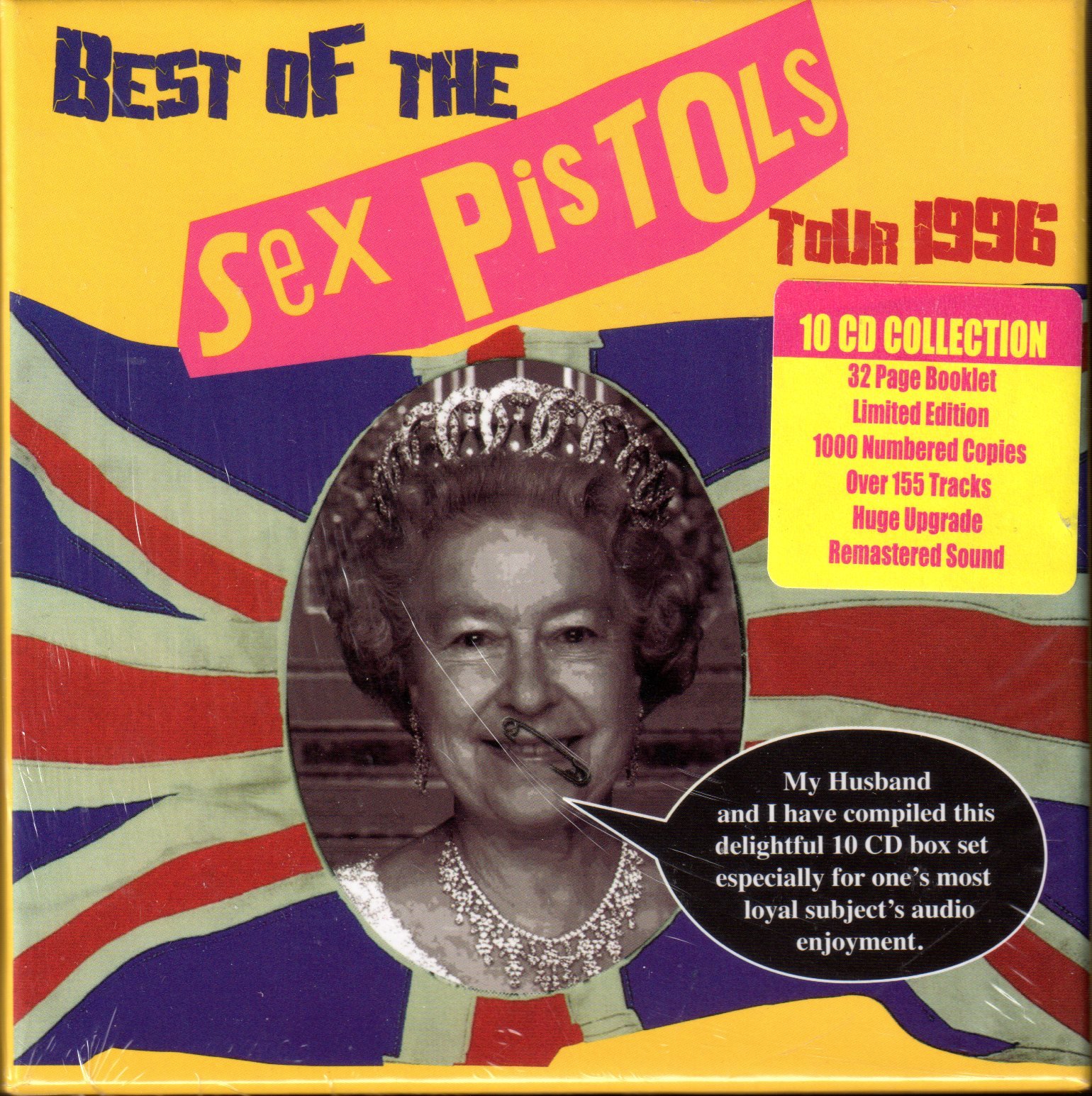 Best of the Sex Pistols Tour 1996 - Vintage Punk Rock Merchandise & Collectibles for Music Fans | Perfect for Concerts, Gifts & Memorabilia Collections
