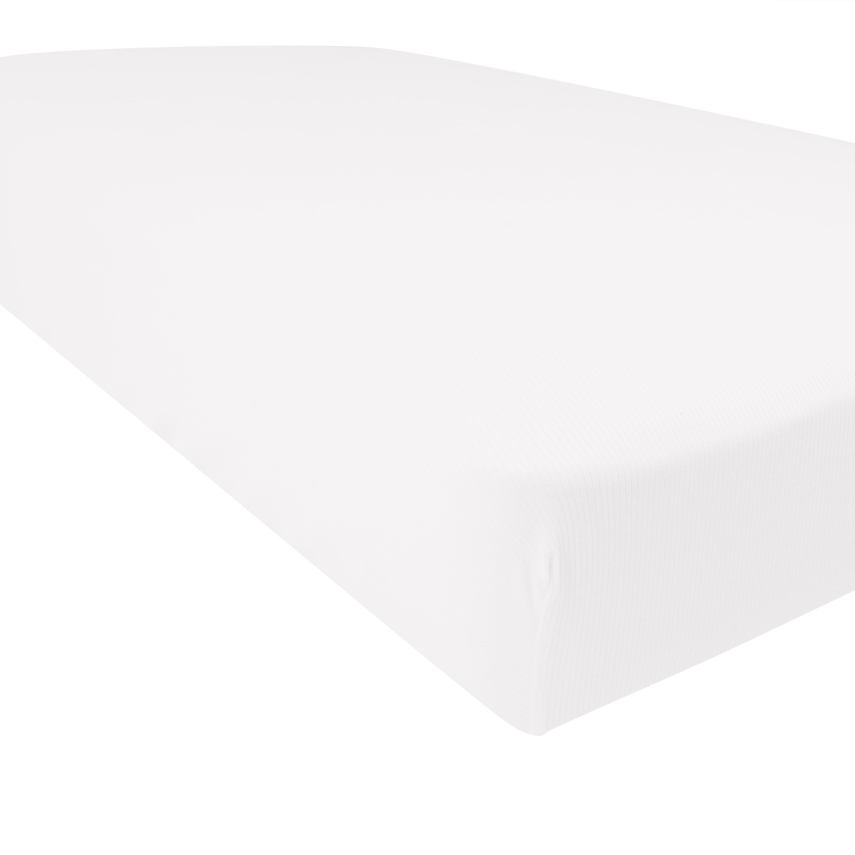 Soft Ribbed Crib Sheet - 100% Organic Cotton Baby Crib Fitted Sheet - Breathable & Hypoallergenic Nursery Bedding for Boys & Girls - Perfect for Daycare, Nursery, and Home Use